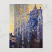 Carte Postale Monet - Cathédrale de Rouen, Effet du matin (Devant)