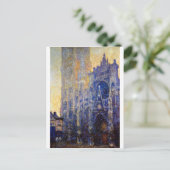 Carte Postale Monet - Cathédrale de Rouen, effet du matin (Debout devant)