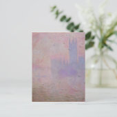 Carte Postale Monet - Chambres du Parlement, mouettes (Debout devant)