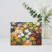 Carte Postale Monet - Chrysanthèmes, 1897 (Debout devant)