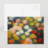 Carte Postale Monet - Chrysanthèmes, 1897 (Devant / Derrière)