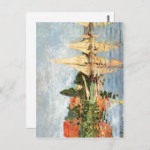 Carte Postale Monet, Claude R ? gate ? Argenteuil Regatta bei Ar (Devant / Derrière)