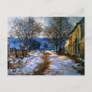 Carte Postale Monet - Effet de neige à Limetz