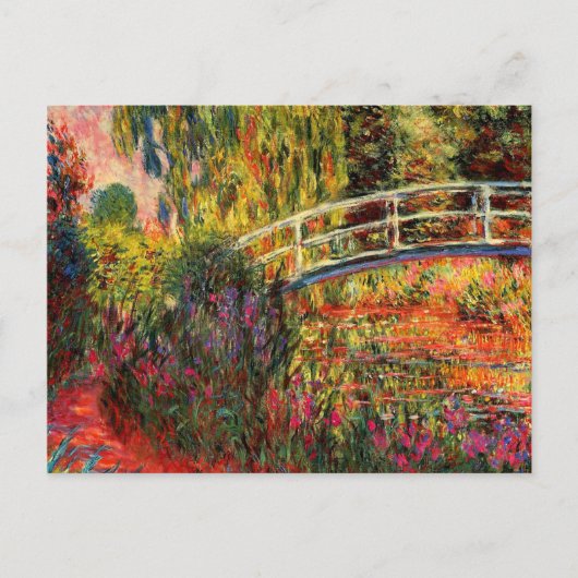 Carte Postale Monet - Etang Lily, Eaux Irises (Devant)