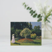 Carte Postale Monet - Femme dans le jardin (Debout devant)