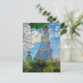 Carte Postale Monet Femme Parasol Impressionnisme (Debout devant)