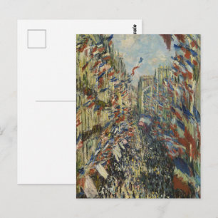 Carte Postale Monet fête la rue Montorue