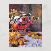 Carte Postale Monet - Fleurs et fruits (Devant)
