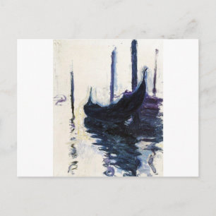 Carte Postale Monet Gondola à Venise