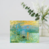 Carte postale Monet Impressionnisme Sunrise (Debout devant)