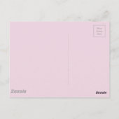 Carte Postale Monet Iris Garden Design avec Arrière - plan rose (Dos)