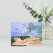 Carte Postale Monet - La Jetée au Havre, (Debout devant)