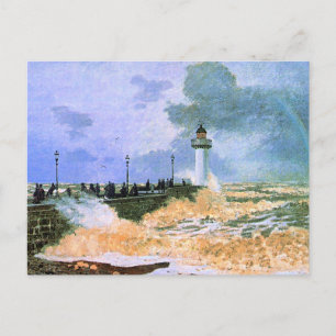 Carte Postale Monet - La Jetée au Havre,