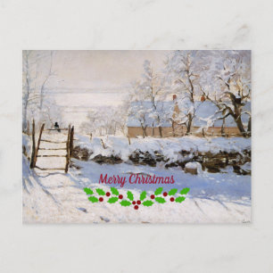 Carte Postale Monet - La Magpie