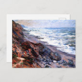 Carte Postale Monet - La Mer à Pourville (Devant / Derrière)