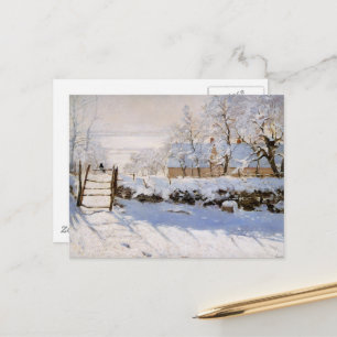 Carte Postale Monet - La Pie