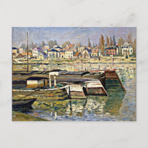 Carte Postale Monet - La Seine aux Asnières