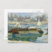 Carte Postale Monet - La Seine aux Asnières (Devant / Derrière)