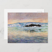 Carte Postale Monet - Le Fjord près de Christiana (Devant / Derrière)