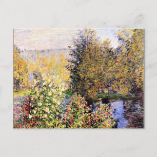 Carte Postale Monet - Le jardin de Hoschede à Montgeron