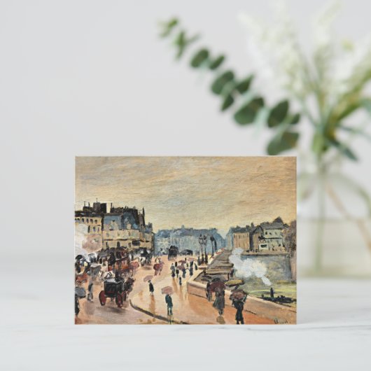 Carte Postale Monet - Le Pont Neuf, Peinture impressionniste (Debout devant)