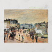 Carte Postale Monet - Le Pont Neuf, Peinture impressionniste (Devant)