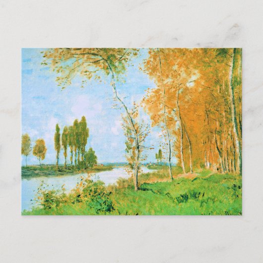 Carte Postale Monet - Le printemps à Argenteuil, (Devant)
