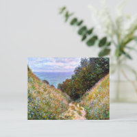 Monet - Le sentier à La Cavee, Pourville,