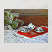 Carte Postale Monet : Le Tea Set, (Devant)