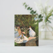 Carte Postale Monet - Les femmes dans le jardin (Debout devant)