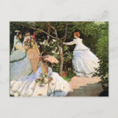 Carte Postale Monet - Les femmes dans le jardin (Devant)