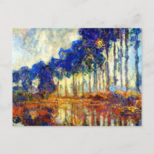 Carte Postale Monet - Les peupliers en automne