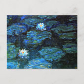 Carte Postale Monet - Lys d'eau Bleus (Devant)