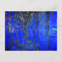 Monet Lys d'eau et Branches de saules de pleurs