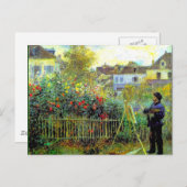 Carte Postale Monet - Lys d'eau (turquoise), 1915 (Devant / Derrière)