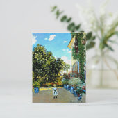 Carte Postale Monet - Maison de l'artiste à Argenteuil (Debout devant)