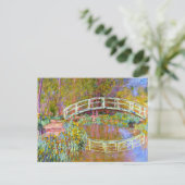 Carte Postale Monet - Pont dans le jardin de Monet (Debout devant)