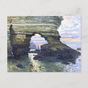 Carte Postale Monet - Port d'Montant Etretat, belle peinture