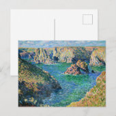 Carte Postale Monet - Port Donnant, Belle Ile, (Devant / Derrière)