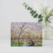 Carte Postale Monet - Printemps (Debout devant)