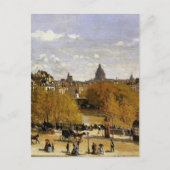 Carte Postale Monet - Quai du Louvre, peinture, (Devant)
