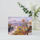 Carte Postale Monet - Strada Romada à Bordighera (Debout devant)