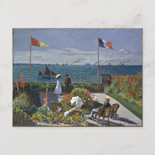 Carte Postale Monet - Terrasse à Sainte Adresse