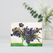 Carte Postale Monet - Vase avec Irises (Debout devant)