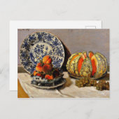 Carte Postale Monet - Vie morte avec Melon (Devant / Derrière)