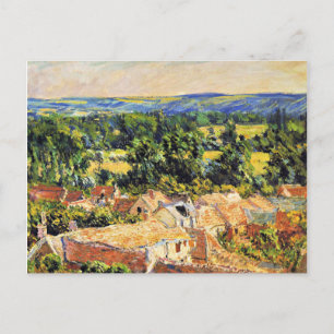 Carte Postale Monet - Vue du village de Giverny