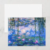 Carte postale Monet Water Lilies (Devant / Derrière)