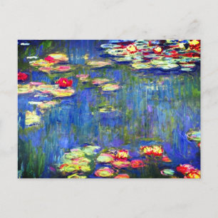 Carte Postale Monet Water Lilies 