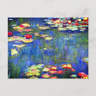 Carte Postale Monet Water Lilies