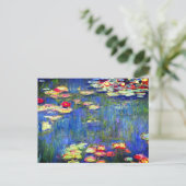 Carte Postale Monet Water Lilies (Debout devant)